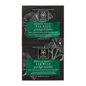 Apivita Express Beauty Μάσκα Ματιών με Ginkgo Biloba 4ml